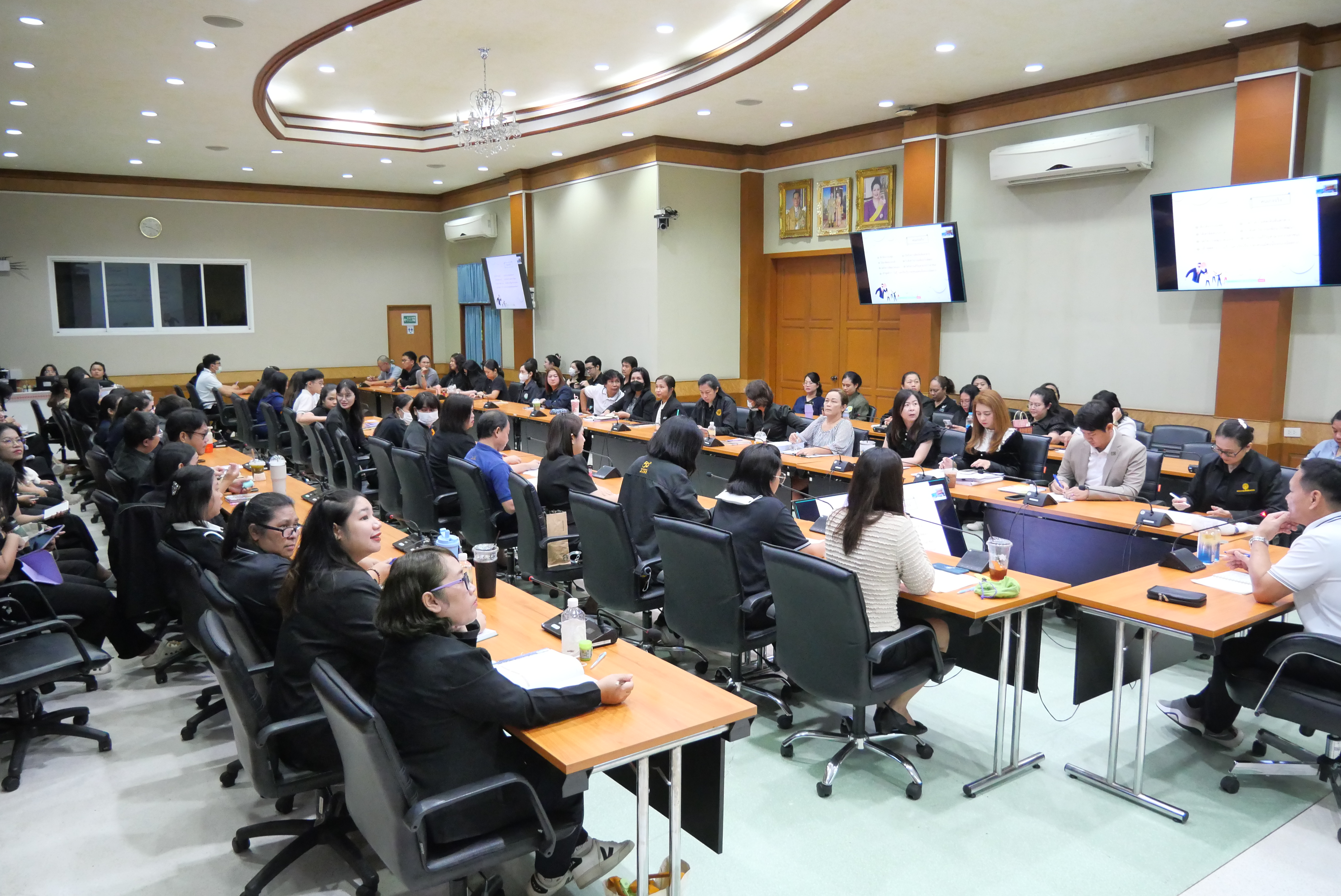 title - สำนักบริหารกองทุน ประชุมหารือและเสวนา “มองย้อนงานปีงบประมาณ 2569 ร่วมคิดวางแผนงานปีงบประมาณ 2570” 